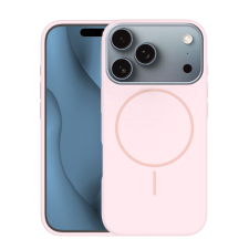 TFO Telefontok iPhone 17 Pro - Thin Mag - MagSafe kompatibilis púderpink szilikon hátlap tok tok és táska