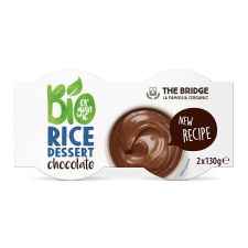 The Bridge bio rizs desszert csokoládé 2x130g 260 g reform élelmiszer
