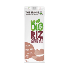 THE BRIDGE BIO , vegán, gluténmentes barna rizsital 1 liter reform élelmiszer