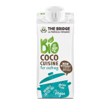 THE BRIDGE BIO , vegán, gluténmentes kókusz &quot;tejszín&quot; 200 g reform élelmiszer