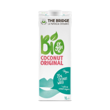 THE BRIDGE BIO , vegán, gluténmentes kókuszital 20% kókuszvízzel 1 l reform élelmiszer