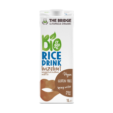 THE BRIDGE BIO , vegán, gluténmentes mogyorós rizsital 1 liter reform élelmiszer
