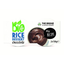 The Bridge Növényi desszert, bio, 2x130 g, THE BRIDGE, rizs, csokis reform élelmiszer