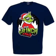 The chill grinch xmas - Karácsonyi Férfi Póló férfi póló