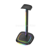 The G-Lab K STAND NEON RGB H fejhallgató állvány (fekete, USB-C, USB-A, univerzális, csúszásgátló, RGB) (K-STAND-NEON-RGB-H)