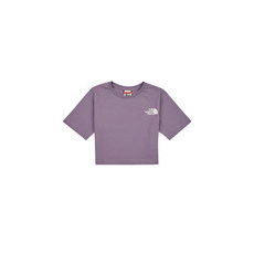 The North Face Rövid ujjú pólók Girls S/S Crop Simple Dome Tee Lila 8 Jahre
