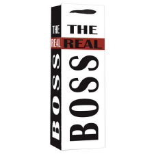 The Real Boss feliratú italtasak - 38x8 cm ajándéktasak