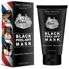 The Shave Factory - Black Peel-Off Mask - Fekete Lehúzható Arcmaszk 150ml arcpakolás, arcmaszk