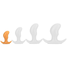 TheAssGasm Plug Pods S – prémium intim kiegészítő narancssárga színben anál