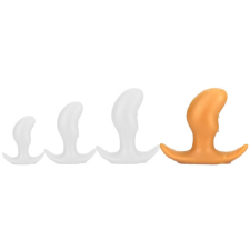 TheAssGasm Plug Pods XL – prémium narancssárga análplug 14 x 6,5 cm anál