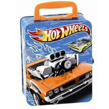 Theo Klein Hot Wheels: Autótároló bőrönd 18 autóra autópálya és játékautó