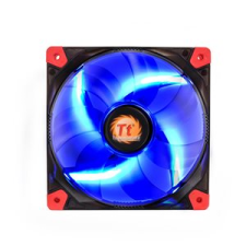 Thermaltake CL-F009-PL12BU-A Luna 12cm Fekete Cooler Kék LED (CL-F009-PL12BU-A) hűtés