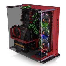 Thermaltake Core P3 Tempered Glass Red Edition számítógép ház