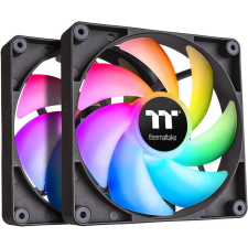 Thermaltake CT140 ARGB Sync fordított légáramlás fekete 2 darabos szett hűtés