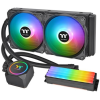 Thermaltake Floe RC240 processzor + memória vízhűtő ARGB (CL-W271-PL12SW-A) - Processzor hűtő