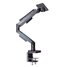 Thermaltake GEA-MSR-SMSBLK-01 Single RGB Monitor Arm tv állvány és fali konzol