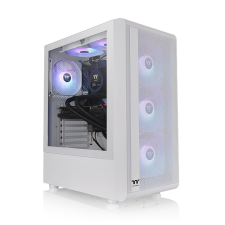 Thermaltake S200 TG ARGB Snow Számítógépház - Fehér számítógép ház