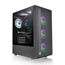 Thermaltake S200 TG ARGB Számítógépház - Fekete számítógép ház