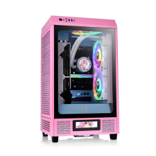 Thermaltake The Tower 200 Bubble Pink Számítógépház - Rózsaszín (CA-1X9-00SAWN-00) számítógép ház