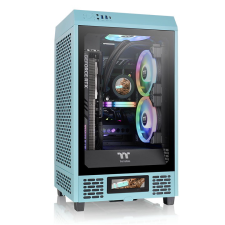 Thermaltake The Tower 200 Számítógépház - Kék (CA-1X9-00SBWN-00) számítógép ház