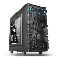 Thermaltake Versa H13 Window Számítógépház - Fekete (CA-1D3-00S1WN-00) számítógép ház