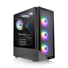 Thermaltake View 200 TG ARGB Tempered Glass Black számítógép ház