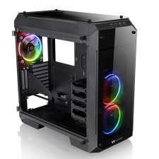 Thermaltake View 71 Tempered Glass RGB Edition Black számítógép ház
