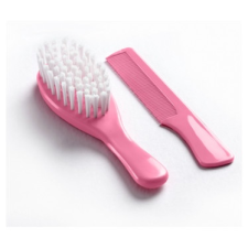 Thermobaby Fésű és hajkefe - Pink babaápolási kellék
