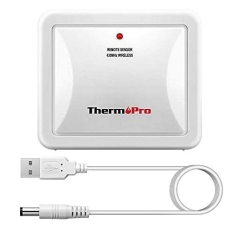 ThermoPro kültéri, TP-68C időjárásmérő állomáshoz, újratölthető időjárásjelző