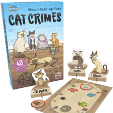 ThinkFun Cat Crimes - Zsivány cicák logikai játék társasjáték