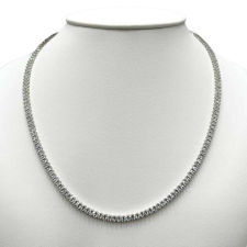 THO Colier Tennis unisex, Iced Out, rozsdamentes acél szövet, coler 50cm nyaklánc