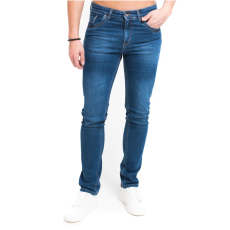  Thomas Jeans bőr betétes középkék férfi farmer nadrág