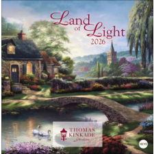  Thomas Kinkade: Land of Light Broschurkalender 2026 naptár, kalendárium