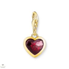 Thomas Sabo Charm Club aranyozott piros szív charm - 2094-414-10 medál