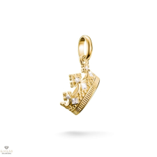 Thomas Sabo Charm Club Connect aranyozott korona charm medál - CC1247-414-14 medál