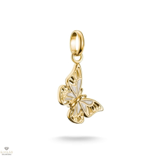 Thomas Sabo Charm Club Connect aranyozott pillangó charm medál - CC1265-427-14 medál