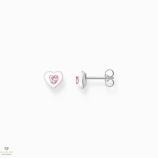 Thomas Sabo Charming Collection szív rózsaszín kövekkel fülbevaló - H2268-041-9 fülbevaló