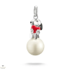Thomas Sabo Sterling Silver Thomas Sabo Peanuts Snoopy gyöngy szívvel medál - PE991-664-14