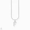 Thomas Sabo Sterling Silver Thomas Sabo "F" betű medál nyaklánc - KE2245-051-14-L45
