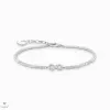 Thomas Sabo Sterling Silver Thomas Sabo Végtelen karkötő 19 cm - A2176-051-14-L19