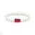 THOMAS SABO x HARIBO piros gumimaci gyöngy karkötő 17 cm - A2154-017-10-L17