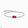 THOMAS SABO x HARIBO piros gumimaci kristályüveg karkötő 19 cm - A2187-052-10-L19