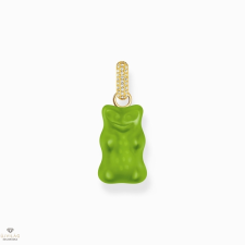 THOMAS SABO x HARIBO zöld gumimaci kristályüveg medál - PE967-414-6 medál