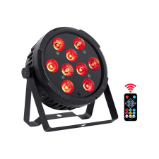 Thunder LP-94 (9x4W) RGBA LED PAR fényeffekt + DMX + TÁVIRÁNYÍTÓ party kellék