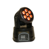  Thunder MHD-15W Wash Robotlámpa, 7X15W (QUAD Multicolor LED) Sound, DMX, Auto