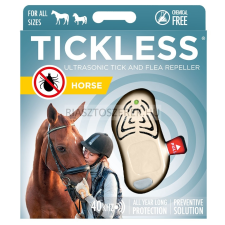 Tickless HORSE Beige hordozható kullancsriasztó készülék emberek és lovak számára elektromos állatriasztó