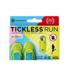 TickLess Run Ultrahangos, újratölthető vegyszermentes kullancsriasztó, neon sárga élősködő elleni készítmény kutyáknak