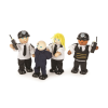 Tidlo fa figurák rendőrök és tolvaj