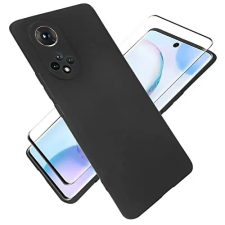 Tieeyivv védőtok iPhone 15-höz, kameravédelemmel, 2 darabos edzett üveg tok és táska