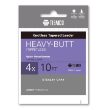  Tiemco Heavy Butt Leader 10ft 4X vékonyodó legyező előkezsinór horgászzsinór